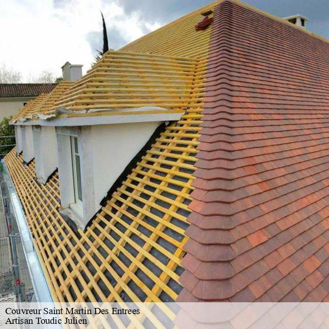 Couvreur  saint-martin-des-entrees-14400 Artisan Toudic Julien